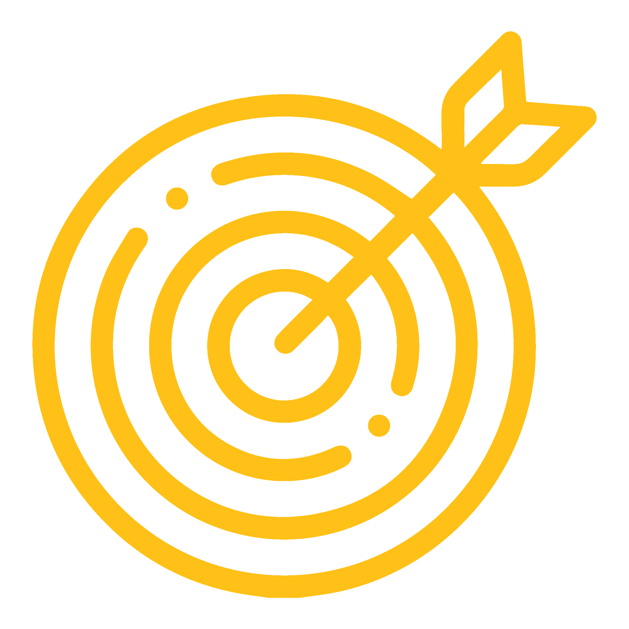 Icono de precisión de medición